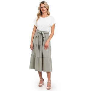 August Sky T-shirt Maxi Dress